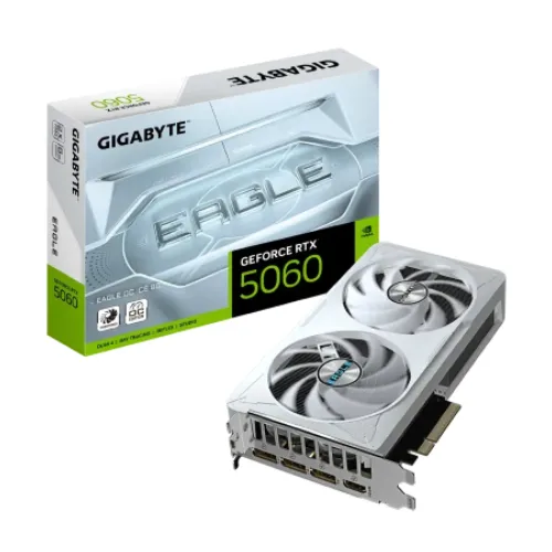 GIGABYTE GeForce RTX 5060 EAGLE OC ICE 8G GDDR7 Graphics Card